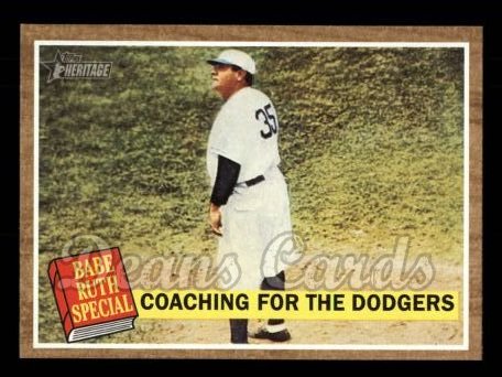 2011 Topps Heritage #142 A Coaching For The - Babe Ruth